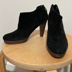 Cole Haan size 6.5 black suede Darcy bootie